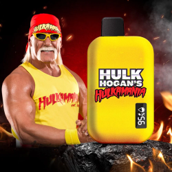 Hulk Hogan Hulkamania Rechargeable Disposable Pod 18ml 5% 8000PF - 5ct Display